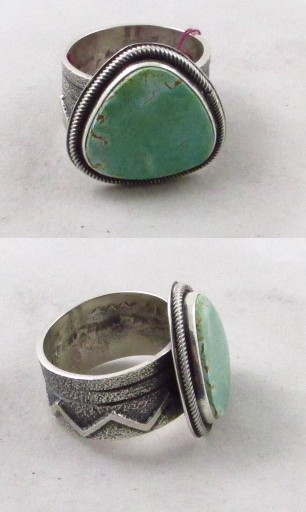 Tanner Chaney : Silver Jewelry Kay Begay Rogers Rings 51972