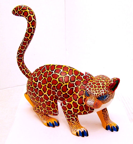 Tanner Chaney : Oaxacan Wood Carvings Mario Castellanos Leopard C802