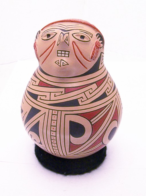 Tanner Chaney : Mata Ortiz Pottery Lourdes Villalbo Effigy Pot J4604